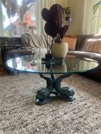 Salontafel brons Koi vis, Ophalen, Gebruikt, 50 tot 100 cm, Rond