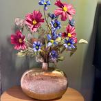 Nieuw! Boeket : Royal Bloom / kunstbloemen / inclusief vaas, Ophalen of Verzenden, Nieuw, Binnen