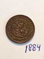 Halve cent 1884 Koning Willem 3, Postzegels en Munten, Munten | Nederland, Ophalen of Verzenden, Koning Willem III, Overige waardes