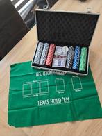 Texas Hold'em Pokerdoos, Hobby en Vrije tijd, Gezelschapsspellen | Kaartspellen, Ophalen of Verzenden, Zo goed als nieuw