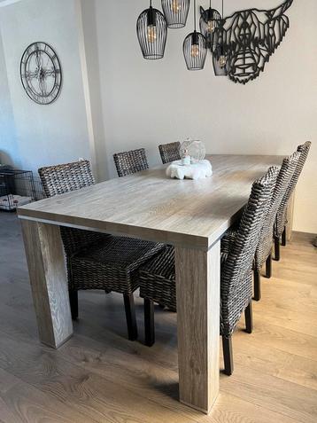 ⚠️️ OPRUIMING! Melamine eettafel beschikbaar voor biedingen