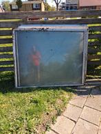 Glas in aluminium frame 125x155, Doe-het-zelf en Verbouw, Glas en Ramen, Gebruikt, 120 tot 160 cm, Ophalen of Verzenden, Glasplaat
