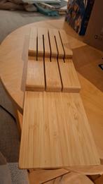 GUOMIS Bamboe Messenhouder, Ophalen, Nieuw, Hout, Los bestek