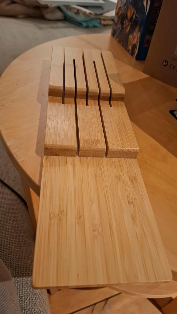 GUOMIS Bamboe Messenhouder, Huis en Inrichting, Keuken | Bestek, Nieuw, Los bestek, Hout, Ophalen