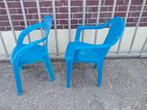 Kinderstoeltjes blauw kunststof, Tuin en Terras, Ophalen of Verzenden, Kunststof
