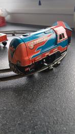 Oude duitse blikken speelgoedtrein set, Verzenden