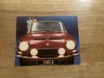 Simca 1200 S Coupe Brochure - Origineel!, Ophalen of Verzenden, Gelezen, Overige merken