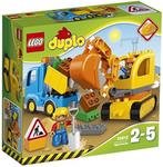 Lego Duplo 10812 Graafmachine en Vrachtwagen - Complete Set, Kinderen en Baby's, Speelgoed | Duplo en Lego, Ophalen of Verzenden