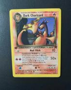 1st Edition Dark Charizard, Hobby en Vrije tijd, Verzamelkaartspellen | Pokémon, Ophalen of Verzenden, Zo goed als nieuw, Losse kaart
