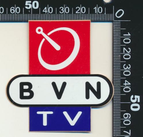 Sticker: BVN TV, Verzamelen, Stickers, Zo goed als nieuw, Film, Tv of Omroep, Ophalen of Verzenden