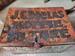 Vintage J.C. Dorlas Koffie & Thee Kist Metaal, Antiek en Kunst, Antiek | Tin, Ophalen
