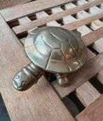 Messing schildpad opbergbakje met scharnierend deksel, Antiek en Kunst, Ophalen of Verzenden, Brons