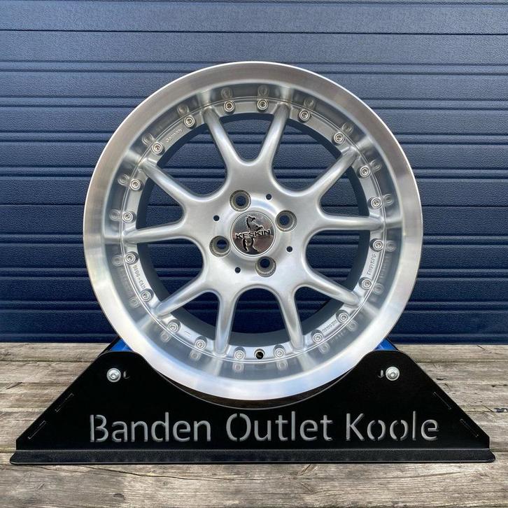 BMW E30 Velgen set Keskin KT3 Concave 4x100 Cup Golf Polo, Auto-onderdelen, Banden en Velgen, Velg(en), 16 inch, Personenwagen