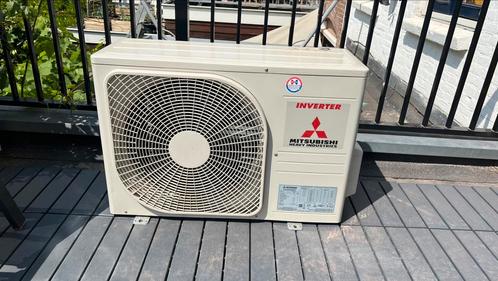 Mitsubishi SRK25 ZS-W, Witgoed en Apparatuur, Airco's, Zo goed als nieuw, Wandairco, Minder dan 60 m³, 3 snelheden of meer, Koelen en Ontvochtigen