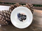 Schnauzer bordje 11 cm., Dieren en Toebehoren, Ophalen of Verzenden, Nieuw