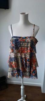 Tuniek gebloemd miss etam met ondertop maat xl met verstelb, Maat 46/48 (XL) of groter, Nieuw, Oranje, Ophalen of Verzenden