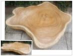 Suar boomstamschijf salontafel, eettafel NIEUW 156x145x10, Huis en Inrichting, Tafels | Salontafels, Ophalen of Verzenden, Nieuw