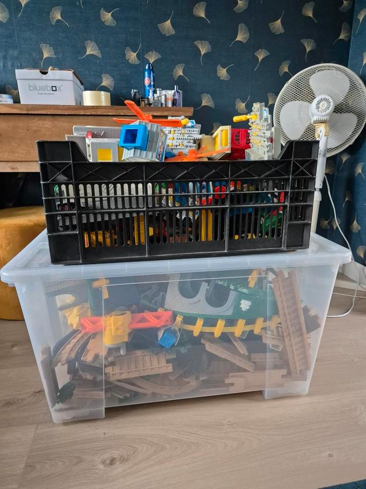 Geotrax treinbaan, Kinderen en Baby's, Speelgoed | Fisher-Price, Gebruikt, Speelset, Met licht, Met geluid, Ophalen