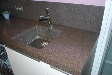 Corian/marlan werkblad  beschikbaar voor biedingen