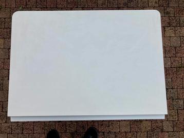 Wandklaptafel Wit Hout Rechthoekig 80x60/55cm Klaptafel beschikbaar voor biedingen