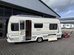 Fendt Tendenza 465 TG 2 Aparte bedden 203cm Rondzit Topstaat, Caravans en Kamperen, Standaardzit, Schokbreker, Lengtebed, Bedrijf