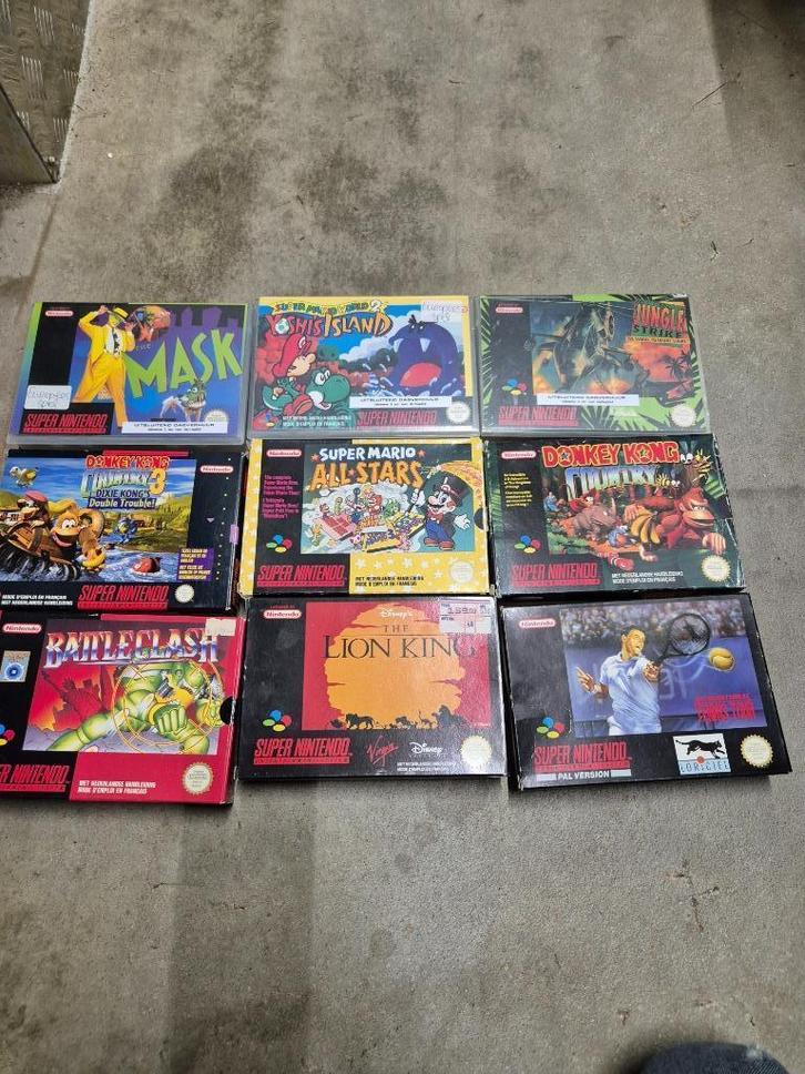 Super nintendo spellen, Spelcomputers en Games, Games | Nintendo Super NES, Zo goed als nieuw, 2 spelers, Vanaf 3 jaar, Ophalen of Verzenden