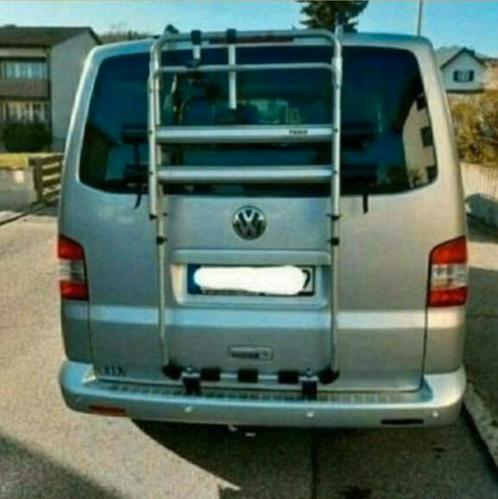 Thule backpack 973 Achterklep T5 T4 Hiace Caddy viano T6, Auto diversen, Fietsendragers, Gebruikt, Achterklepdrager, 2 fietsen