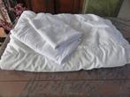 Dekbed laken en zeiltje voor peuter Peuterdekbed beddengoed, Jongetje of Meisje, Wit, Ophalen of Verzenden, Deken of Dekbed