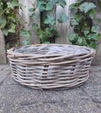 Tuinmand rieten plantenmand D40 ronde mand rotan basket New, Minder dan 30 cm, Minder dan 60 cm, Rond, Nieuw