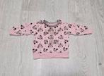 Minnie Mouse truitje roze maat 74, Ophalen of Verzenden, Zo goed als nieuw, Meisje, Truitje of Vestje
