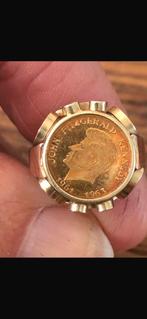 Gouden JFK Herdenkingsmunt Ring 14K, Ophalen, Goud
