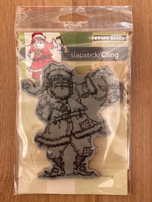 Penny black stempel ragged santa kerst, Hobby en Vrije tijd, Stempelen, Zo goed als nieuw, Houten stempel, Ophalen of Verzenden