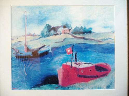 Mooi koppermaandagprent Jan Wiegers, Antiek en Kunst, Kunst | Litho's en Zeefdrukken, Ophalen of Verzenden