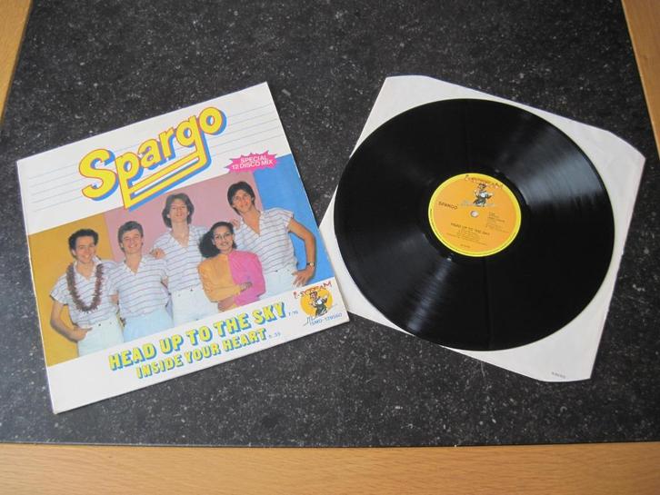 Spargo - Head up to the sky (12 inch/45rpm), Cd's en Dvd's, Vinyl Singles, Gebruikt, Maxi-single, Pop, 12 inch, Ophalen of Verzenden