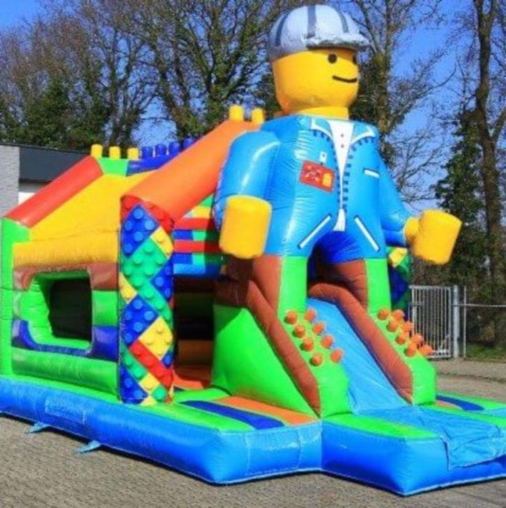 Verhuur springkussen multiplay legoworld, Hobby en Vrije tijd, Feestartikelen | Verhuur, Nieuw, Overige, Ophalen