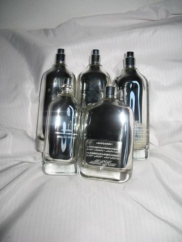 Lot van Lege Parfumfles 5 x Rodriguez Zilverkleur * Essence beschikbaar voor biedingen