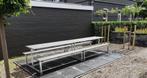 Picknicktafel duurzaam en onderhoudsarm. Composiet en staal, Ophalen, Nieuw, Rechthoekig, Staal