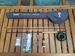 Traper Caddis 8.4 Ft #3 complete set + accesoires izgst, Watersport en Boten, Ophalen, Zo goed als nieuw, Complete set