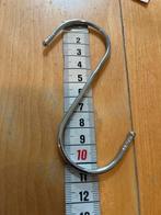 Verchroomde S-haak – diameter 25 mm, lengte ca. 10 cm, Ophalen of Verzenden, Nieuw, Knoop of Knopen