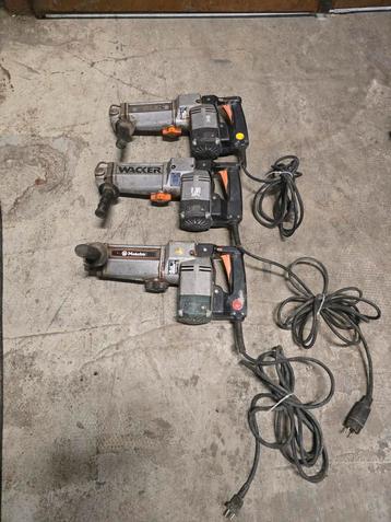 3x Wacker EHB10/230 boor en breekhamer  beschikbaar voor biedingen
