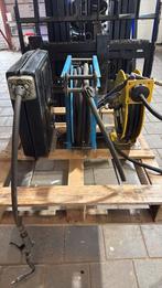 Lucht en vet wandhaspels, Ophalen, Gebruikt