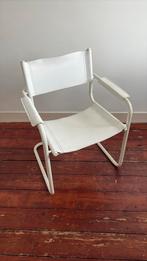 Vintage leren stoel, Huis en Inrichting, Stoelen, Ophalen, Gebruikt, Bruin, Eén