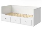 Bedbank met 3Lades 80x200 IKEA HEMNES inclusief 2x Matras, Huis en Inrichting, Slaapkamer | Bedden, Ophalen, Eenpersoons, Wit