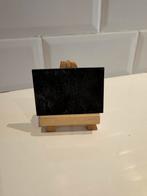 4 Naambordjes op schildersezels, Ophalen of Verzenden, Nieuw, Zwart, Overige merken