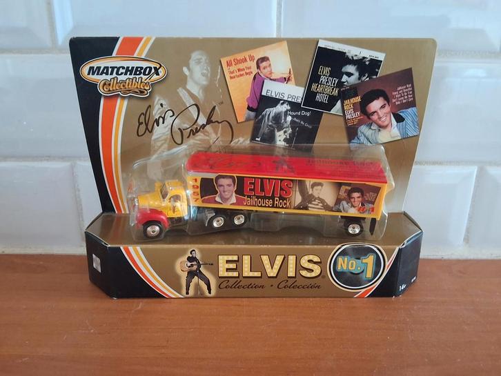 Elvis Presley Vrachtwagen - Matchbox Collectibles, Verzamelen, Muziek, Artiesten en Beroemdheden, Ophalen of Verzenden
