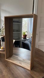 IKEA Houten Spiegel, Huis en Inrichting, Woonaccessoires | Spiegels, Ophalen, Minder dan 50 cm, Zo goed als nieuw, Minder dan 100 cm