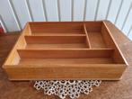 Vintage houten bestekla, Ophalen of Verzenden, Gebruikt, Hout