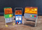 3 vintage youngtimer oldtimer waarschuwings-lamp alarm-licht, Ophalen of Verzenden