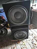 Ground Zero Subwoofers + Versterker + Condensator, Auto diversen, Ophalen