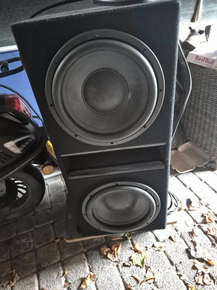 Ground Zero Subwoofers + Versterker + Condensator, Auto diversen, Autospeakers, Ophalen